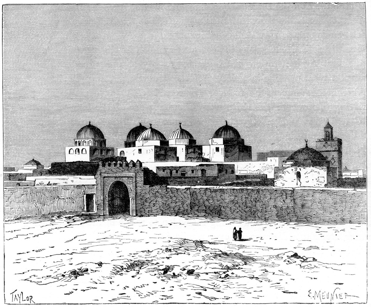 A kardok mecsete, Kairwan, 1890 alkotó: Meunier