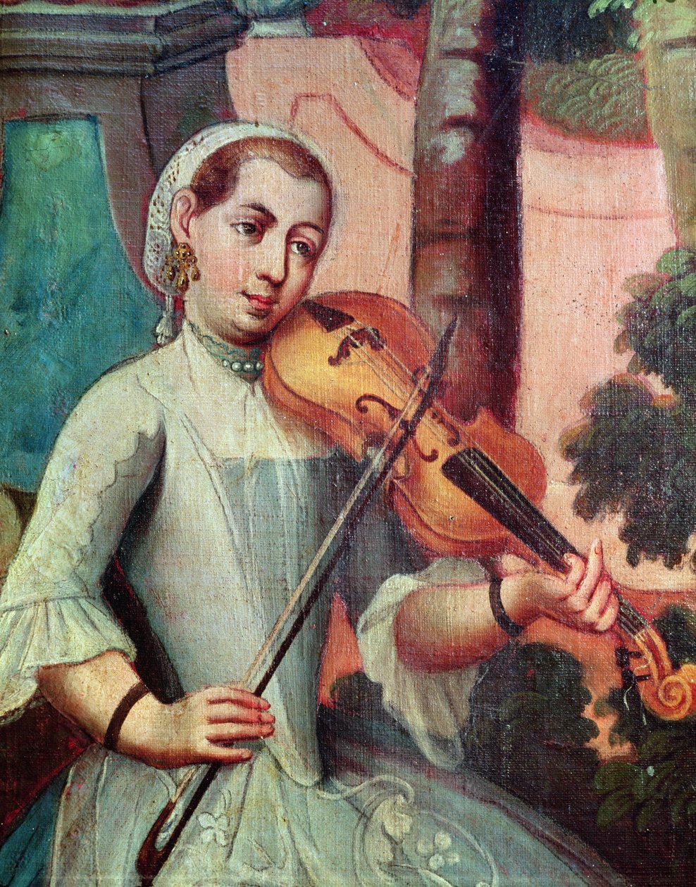 Hegedűs, részlet a képernyőről alkotó: Mexican School