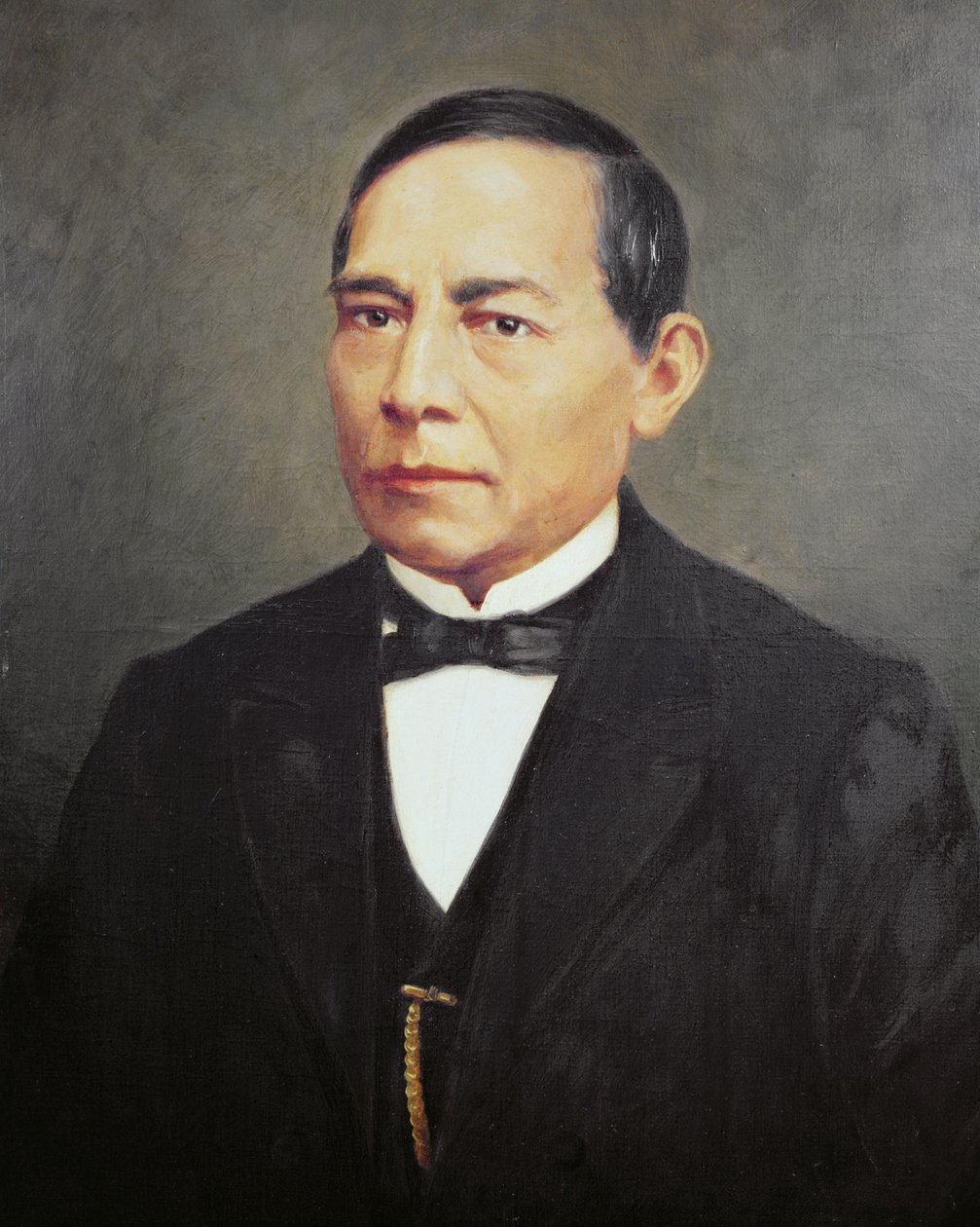 Benito Juarez portréja alkotó: Mexican School