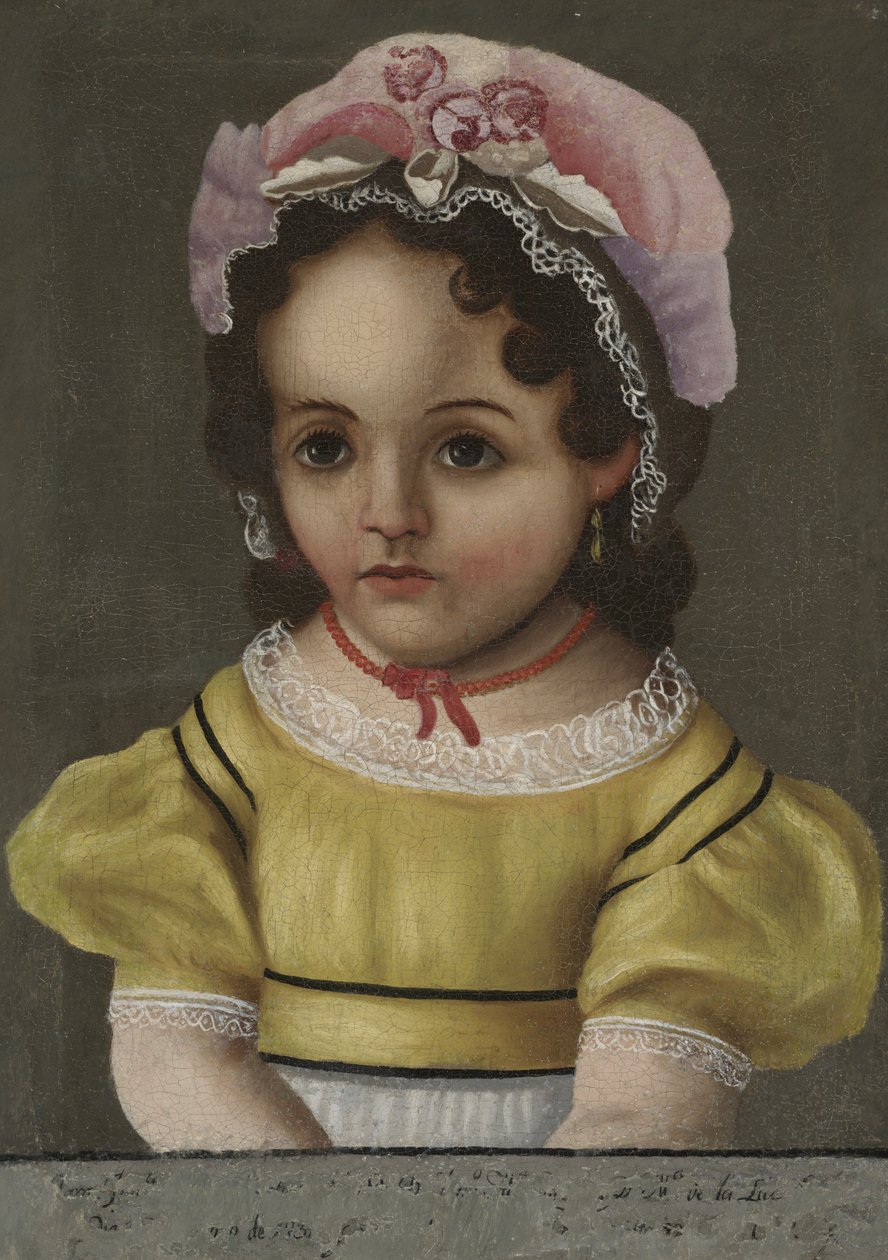 Gyermekportré, 1880 körül alkotó: Mexican School
