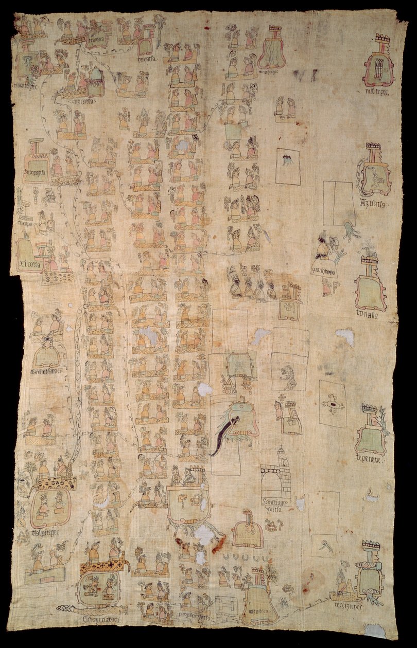 Ihuitlani Lienzo (tinta pamutra) alkotó: Mexican School
