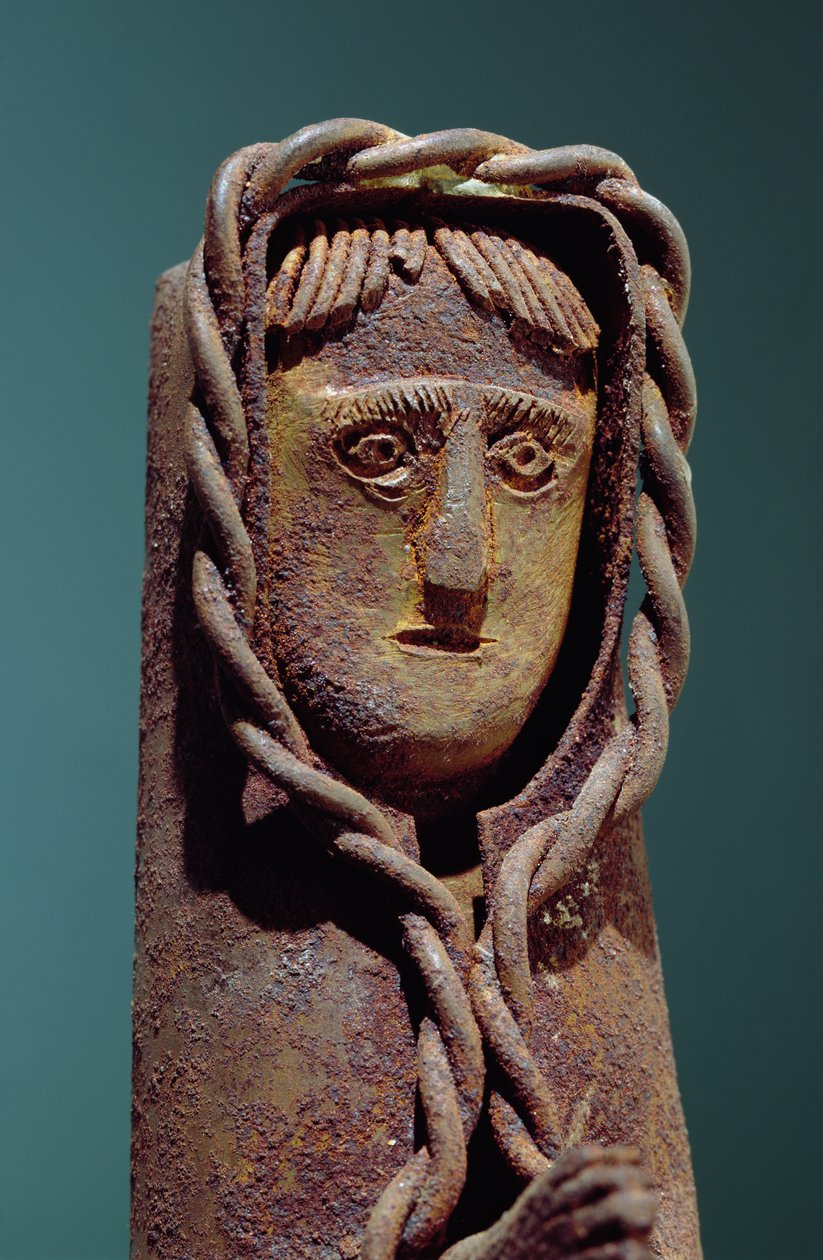 Gyertyatartó Jézus figurájával (fém) (229281 részlet) alkotó: Mexican School