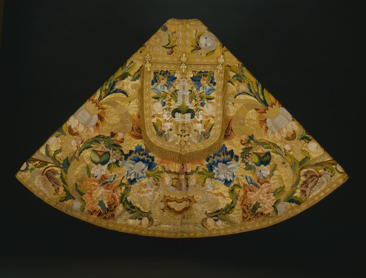 Ecclesiastical Cope, 1730 körül (textil) alkotó: Mexican School