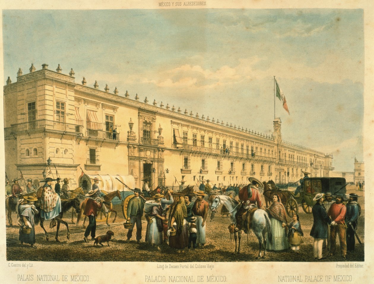 Nemzeti Palota, Mexikóváros alkotó: Mexican School