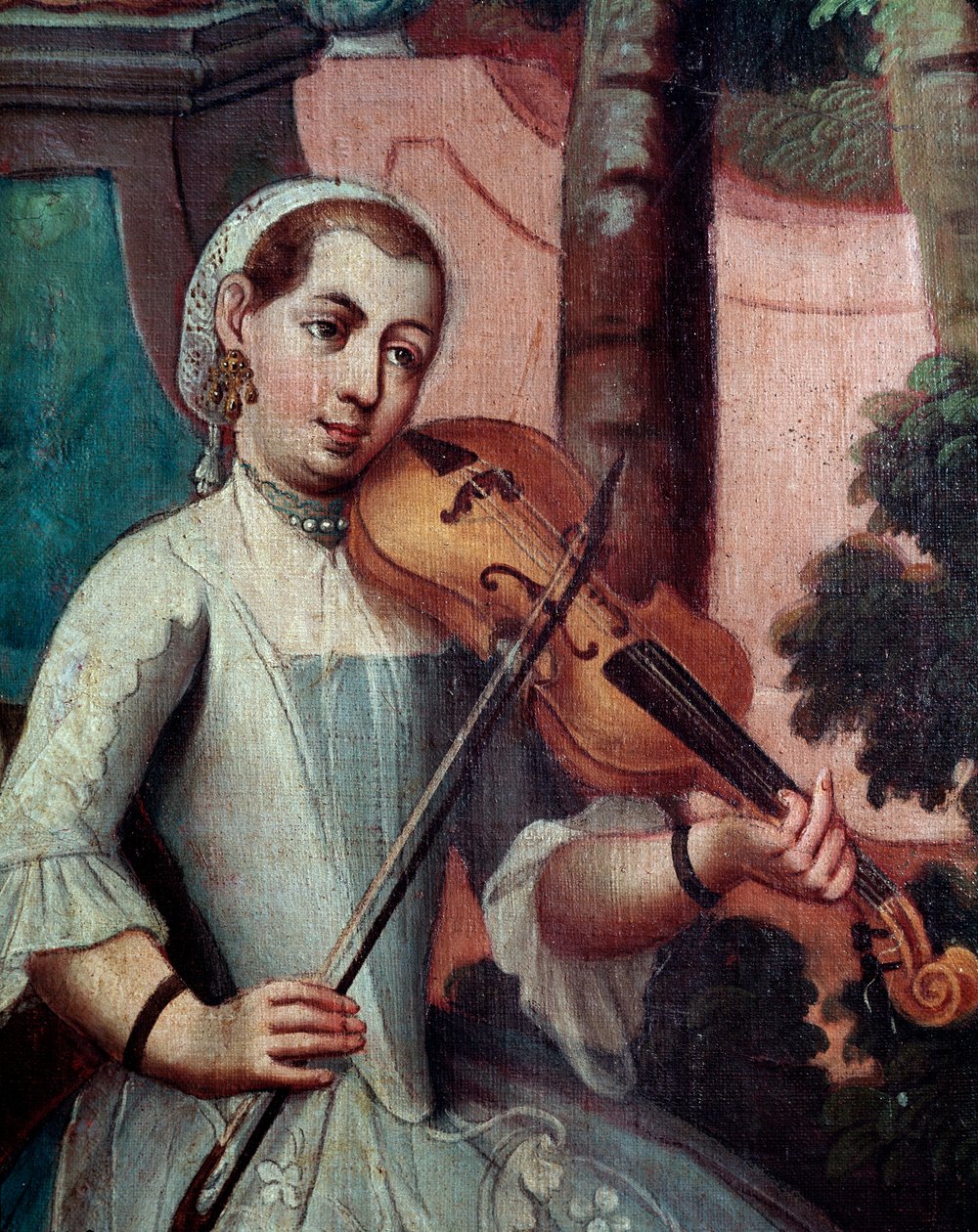 Hegedűs. Képernyőrészlet (festés alkotó: Mexican School