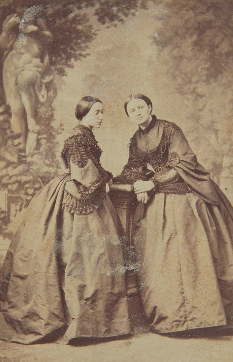 Isabella Dzialynska grófnő (szül. Czartoryska) és Marie Czartoryska hercegnő (szül. Grocholskich) alkotó: Meyer and Pierson