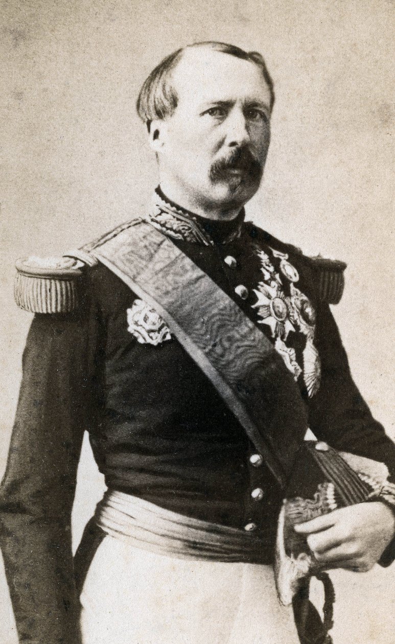 Marechal Patrice portréja, Mac Mahon (vagy Mac-Mahon) (1808-1893) Fénykép: Mayer és Pierson alkotó: Meyer and Pierson