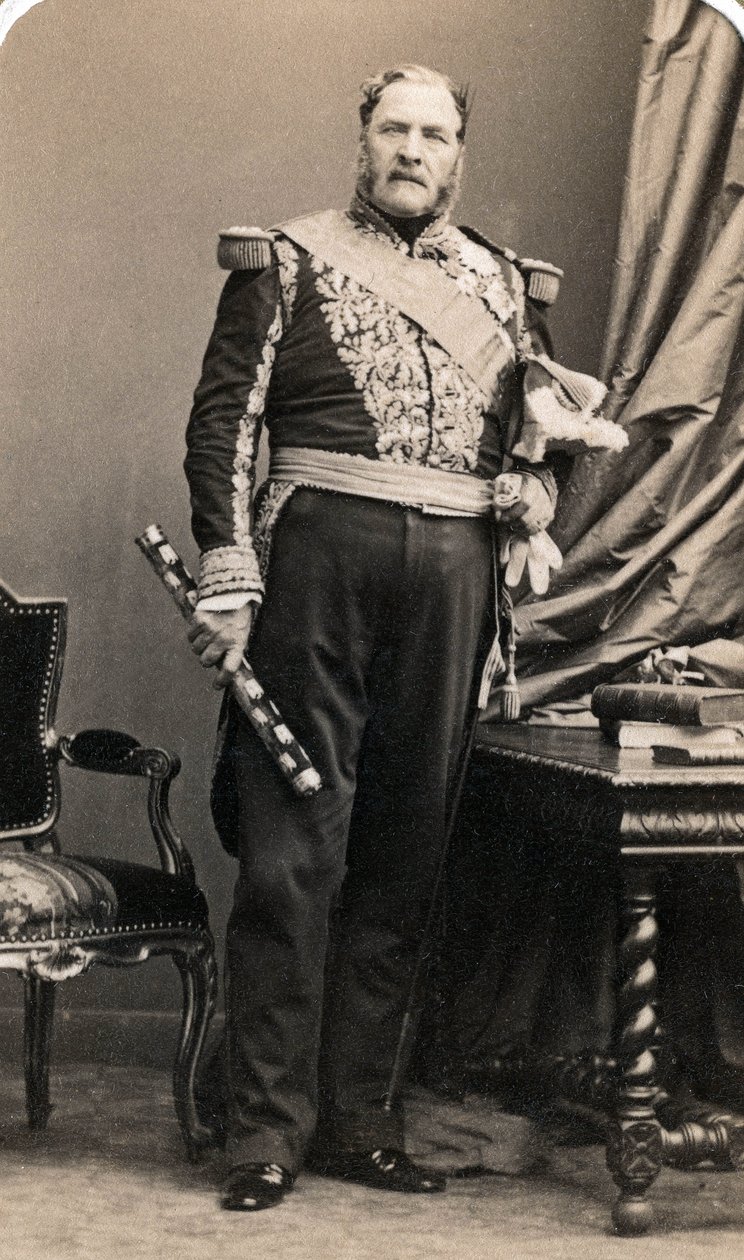 A marechal Forey (1804-1872) portréja. Mayer és Pierson fényképe alkotó: Meyer and Pierson