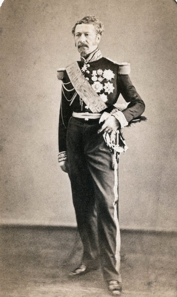 A marechal Niel (1802-1869) portréja Mayer és Pierson fényképe alkotó: Meyer and Pierson