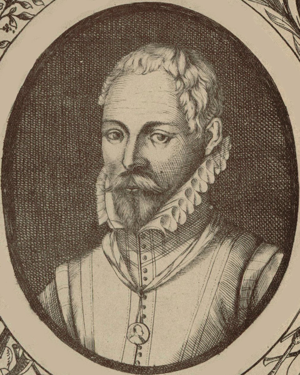 Roland de Lassus zeneszerző portréja 1532-1594. alkotó: Meyssens