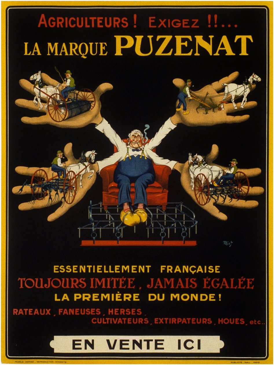 Gazdák! kereslet!!... az alapvetően francia Puzenat márka. alkotó: Mich