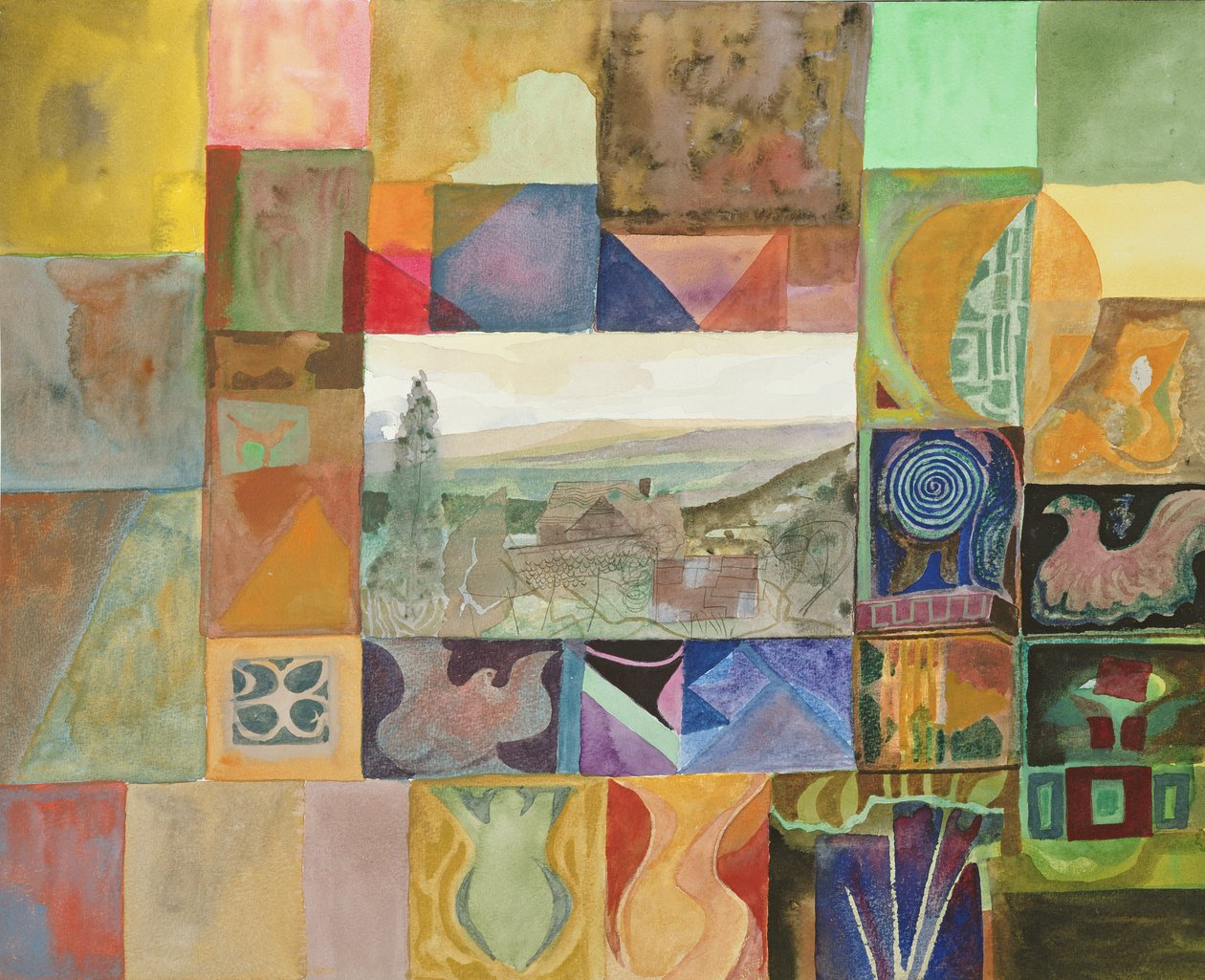 Cevennes mozaik alkotó: Michael Chase