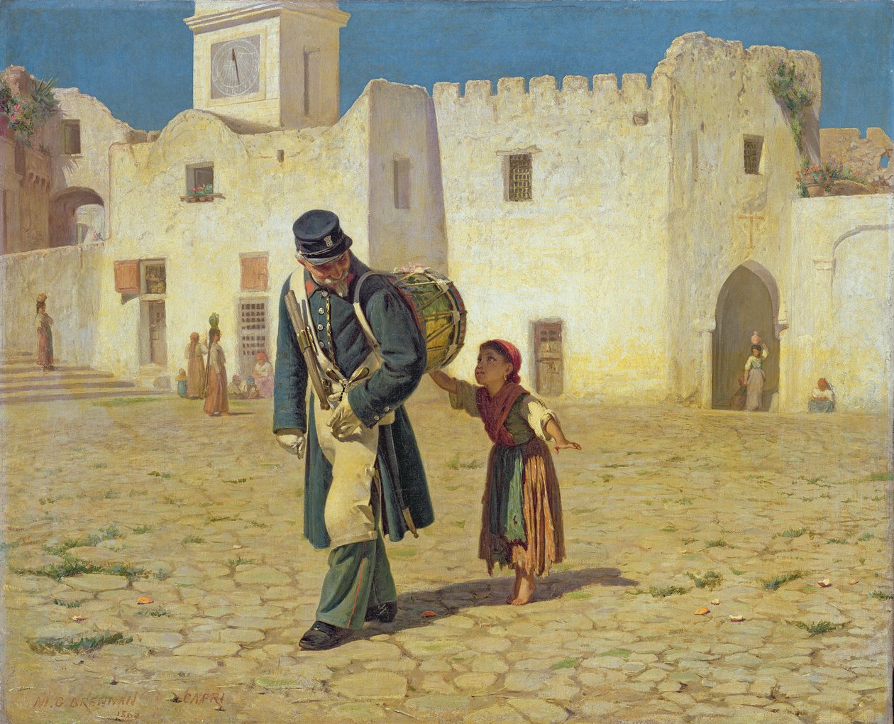 A dobverő, 1867 alkotó: Michael George Brennan