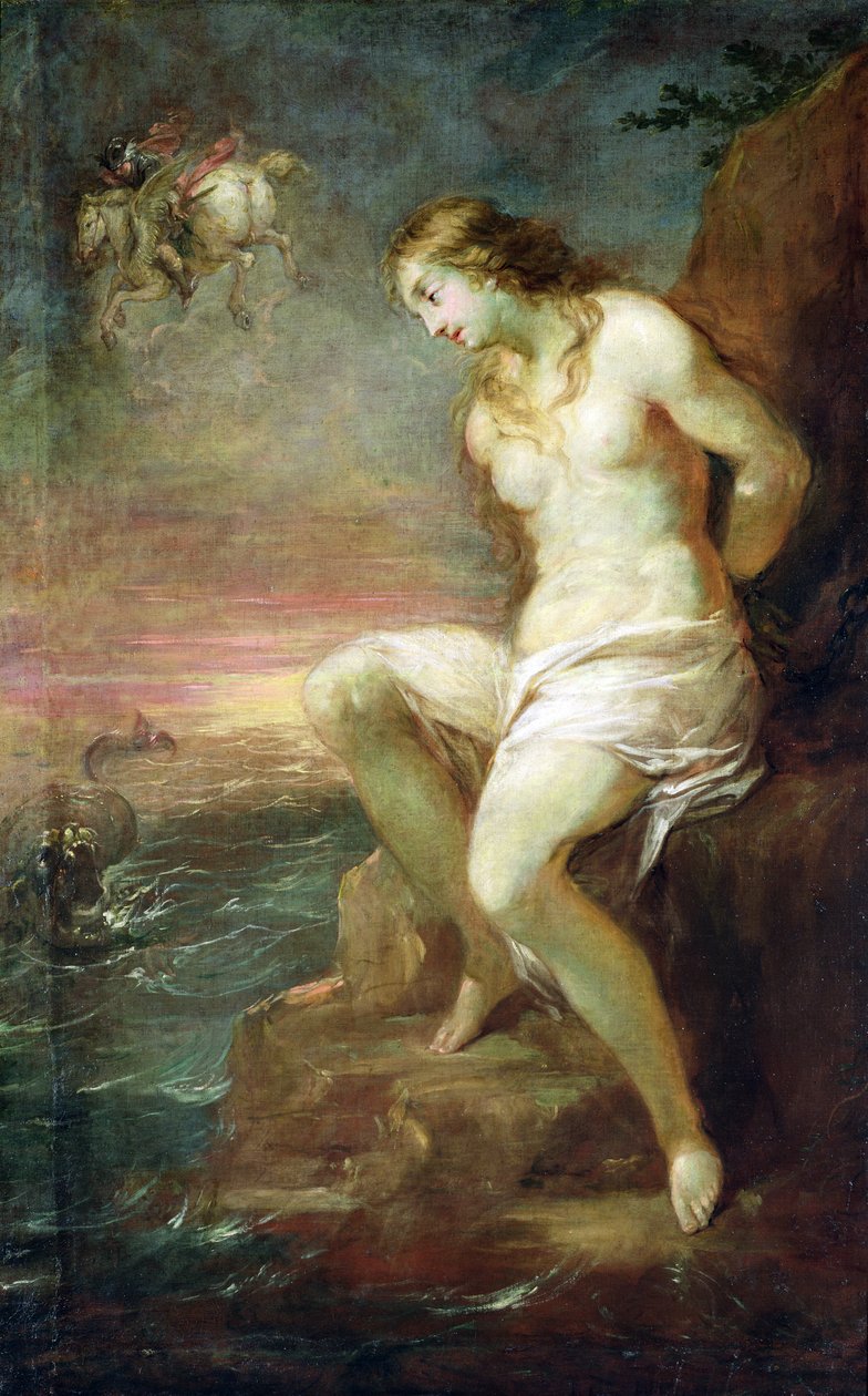 Perseus megmenti Andromédát, 1695 körül alkotó: Michael Leopold Willmann