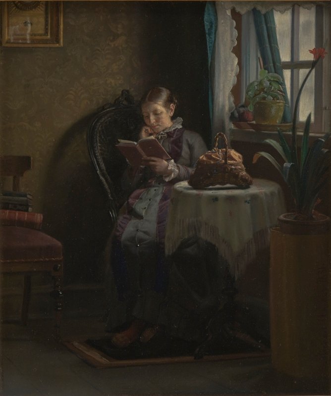 Ancher Anna olvas alkotó: Michael Peter Ancher