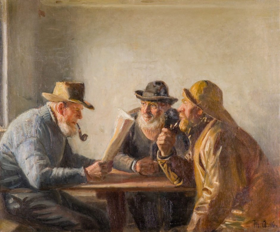 Halászok a fogadóban alkotó: Michael Peter Ancher