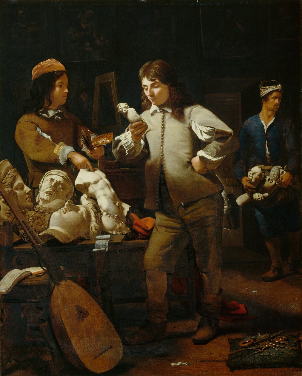 A műteremben, 1652 alkotó: Michael Sweerts