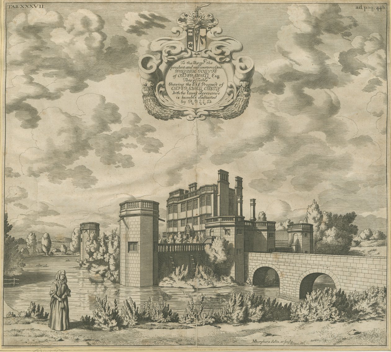 Caverswall kastély: rézmetszet, nd [1653-1686] (nyomat) alkotó: Michael Burghers