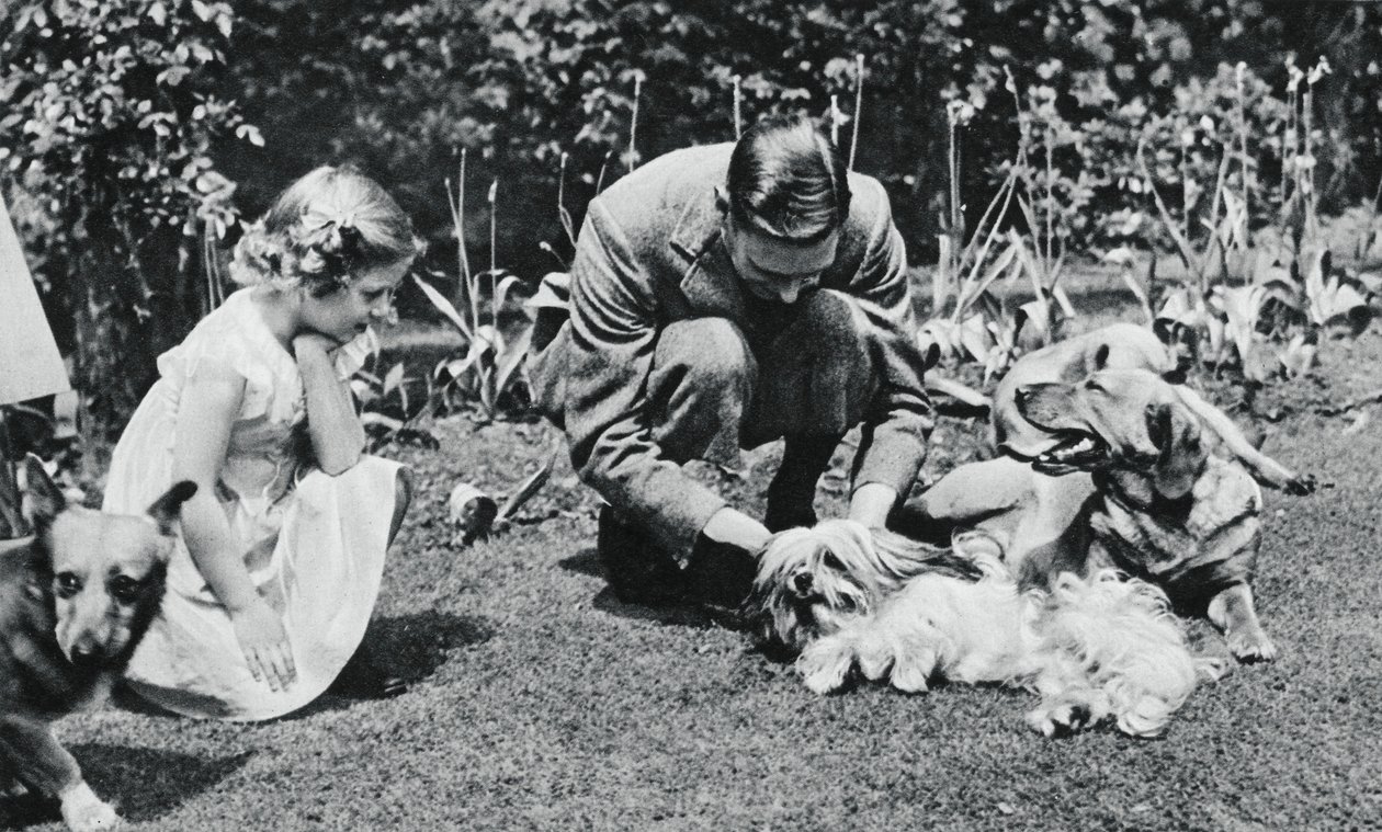 VI. György király és Margit Rose hercegnő, 1937. alkotó: Michael Chance