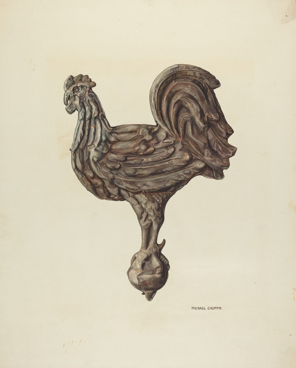 Időjárás Vane Final, c. 1940. alkotó: Michael Chomyk