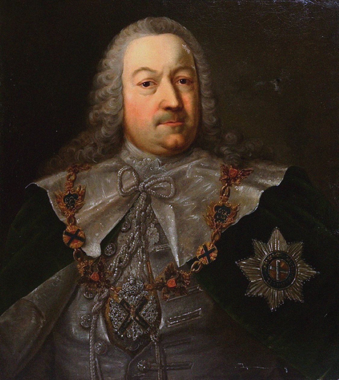 Hermann Carl von Keyserlingk portréja 1696-1764, XVIII. század közepe alkotó: Michael Christoph Hagelgans