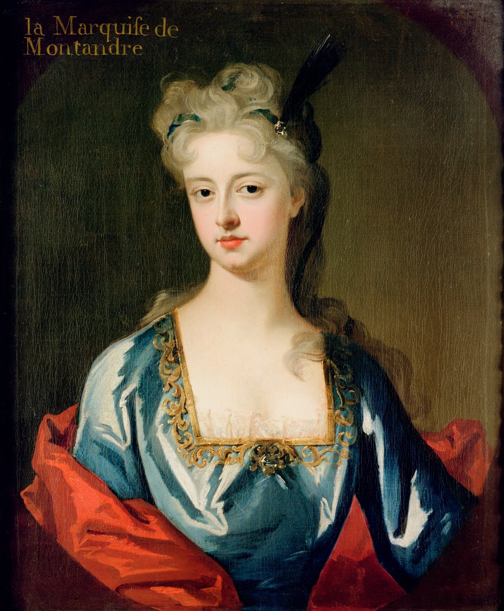 Mary Anne Spanheim (1682-1772), Francois de la Rochefoucauld, Montandre márki feleségének portréja alkotó: Michael Dahl