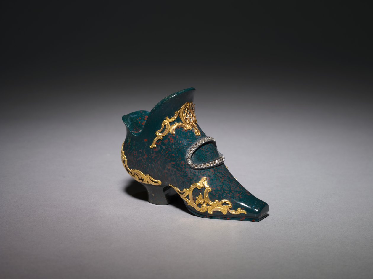 Miniatűr cipő, Peter Carl Fabergé cége alkotó: Michael Evlampievich Perkhin