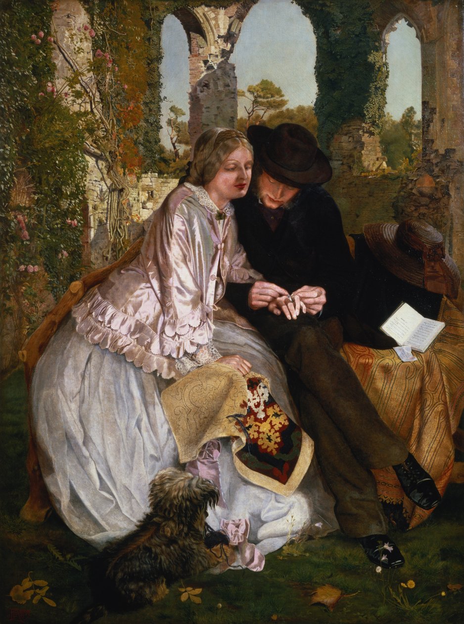 A jegygyűrű mértéke, 1855 alkotó: Michael Frederick Halliday