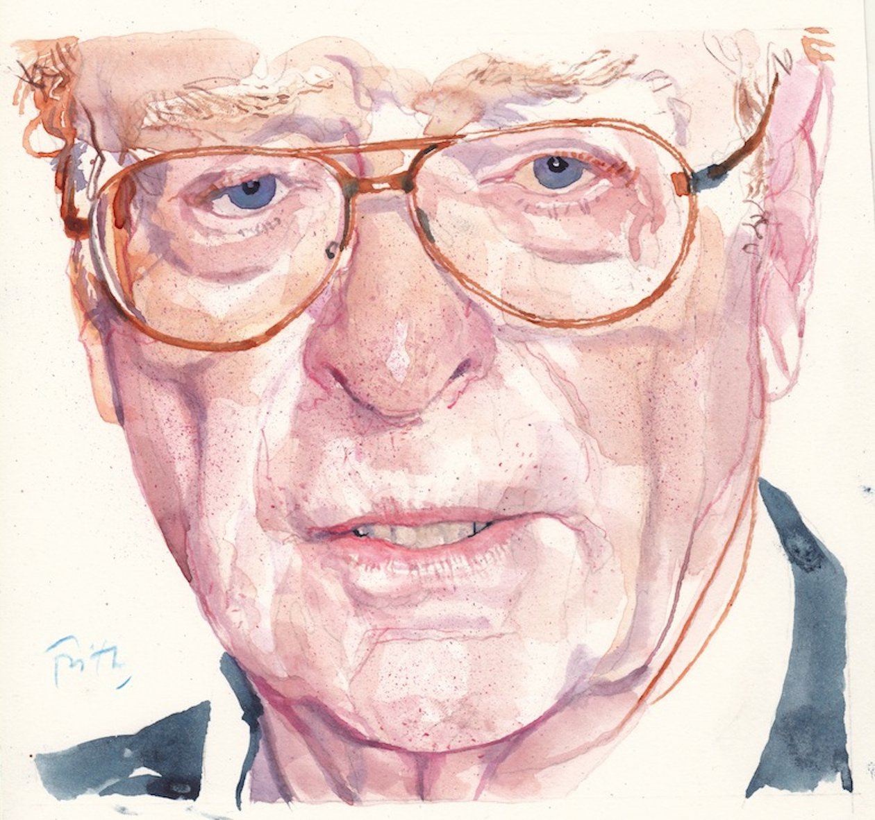 Michael Caine (akvarell) alkotó: Michael Frith