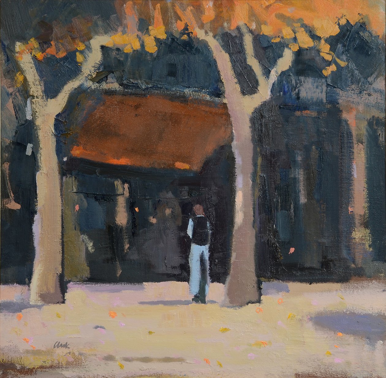 Délután, Délnyugat-Franciaország, 2015 (olaj, vászon) alkotó: Michael G. Clark
