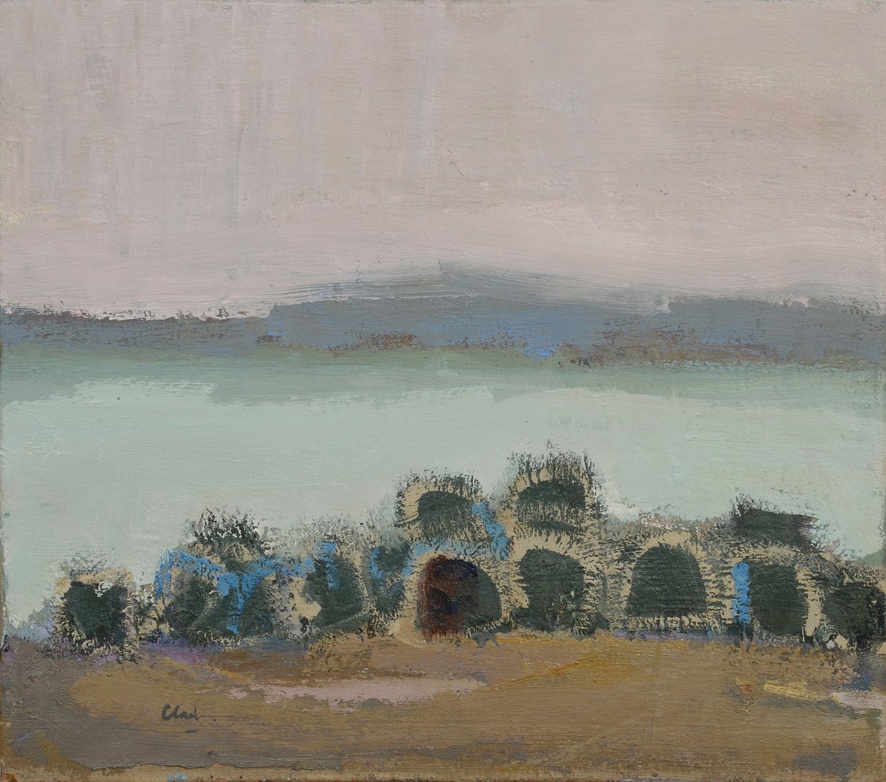 Creels, Mull, 2017 (olaj, vászon) alkotó: Michael G. Clark
