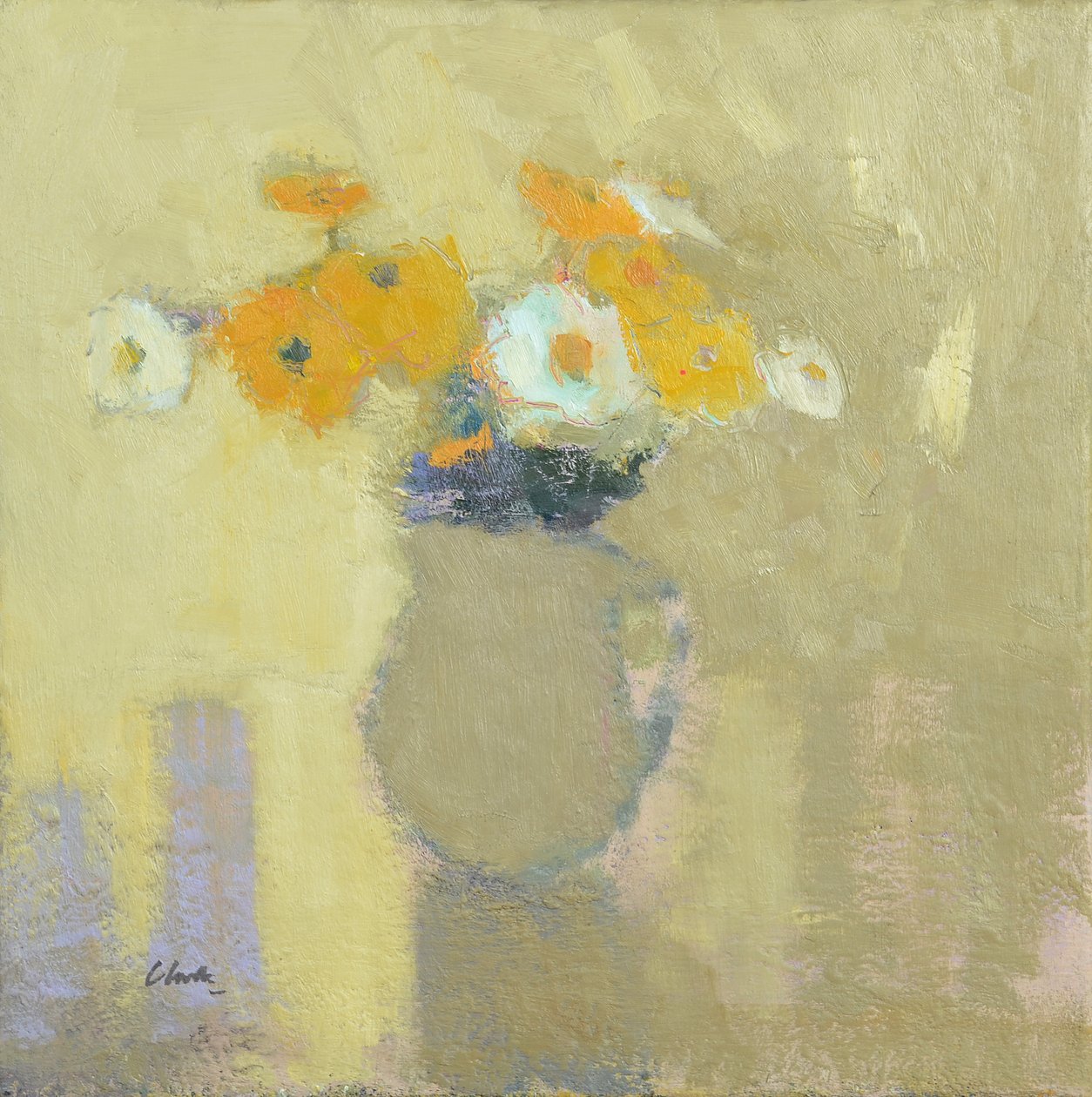 Virágok a falkertből, 2014 (olaj, vászon) alkotó: Michael G. Clark