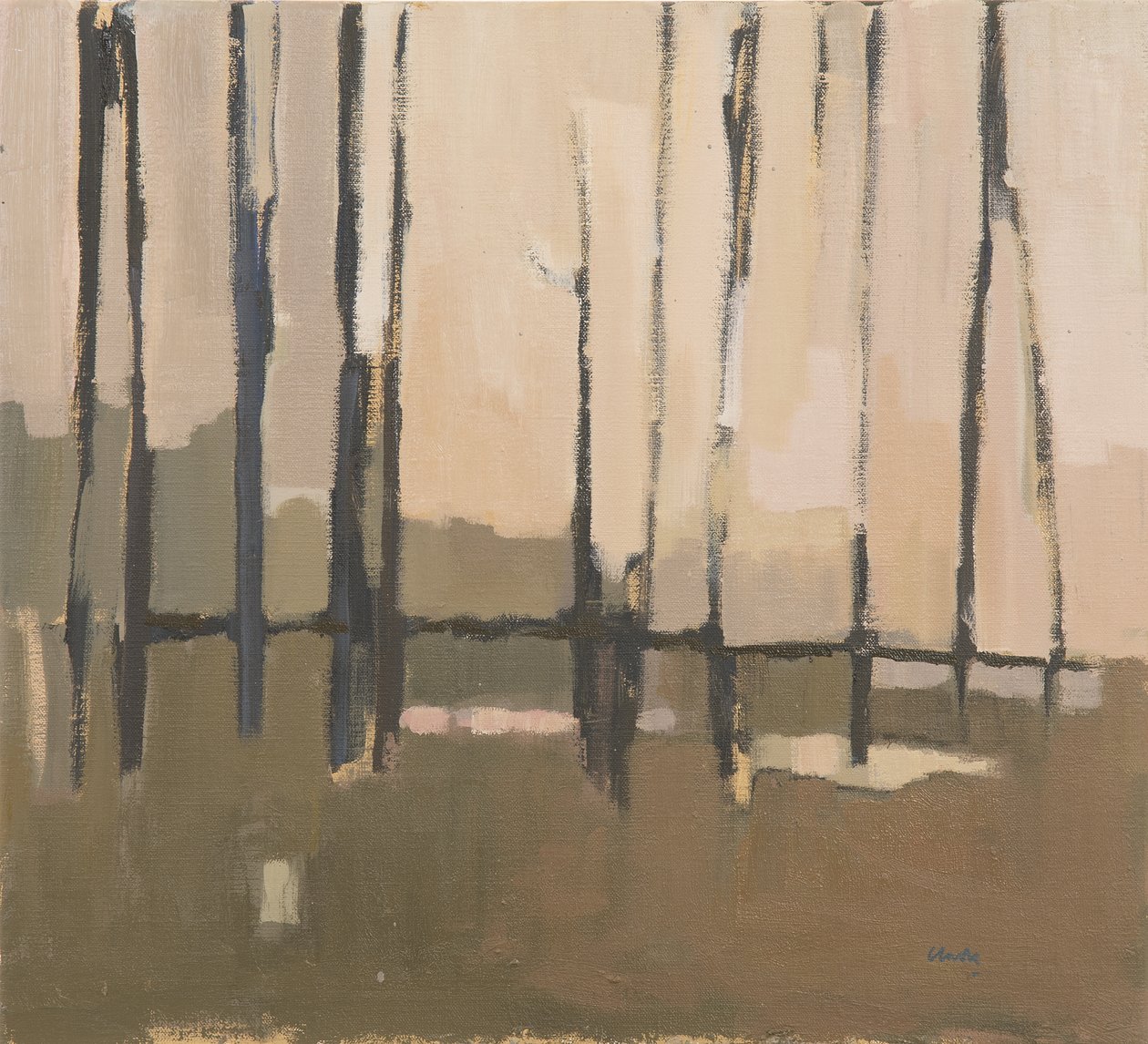 Jardins des Tuileries, 2017 (olaj, vászon) alkotó: Michael G. Clark