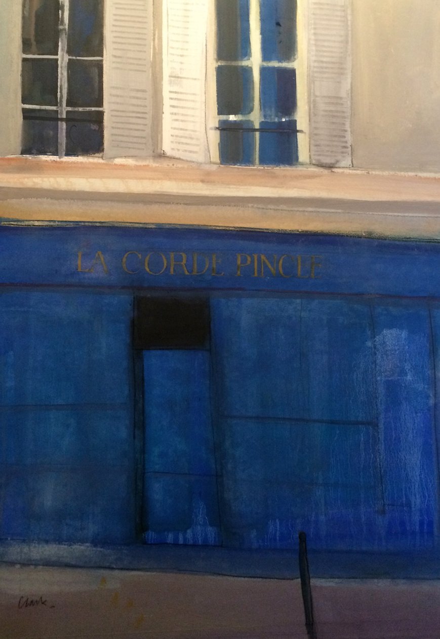 La Corde Pincée, 2015 (akvarell, papír) alkotó: Michael G. Clark