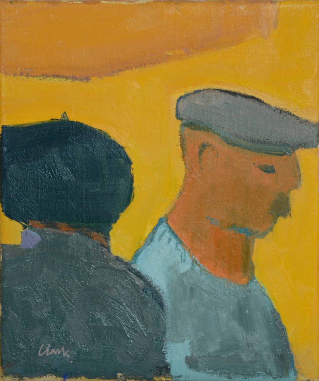 Piaci nap, 2017 (olaj, vászon) alkotó: Michael G. Clark