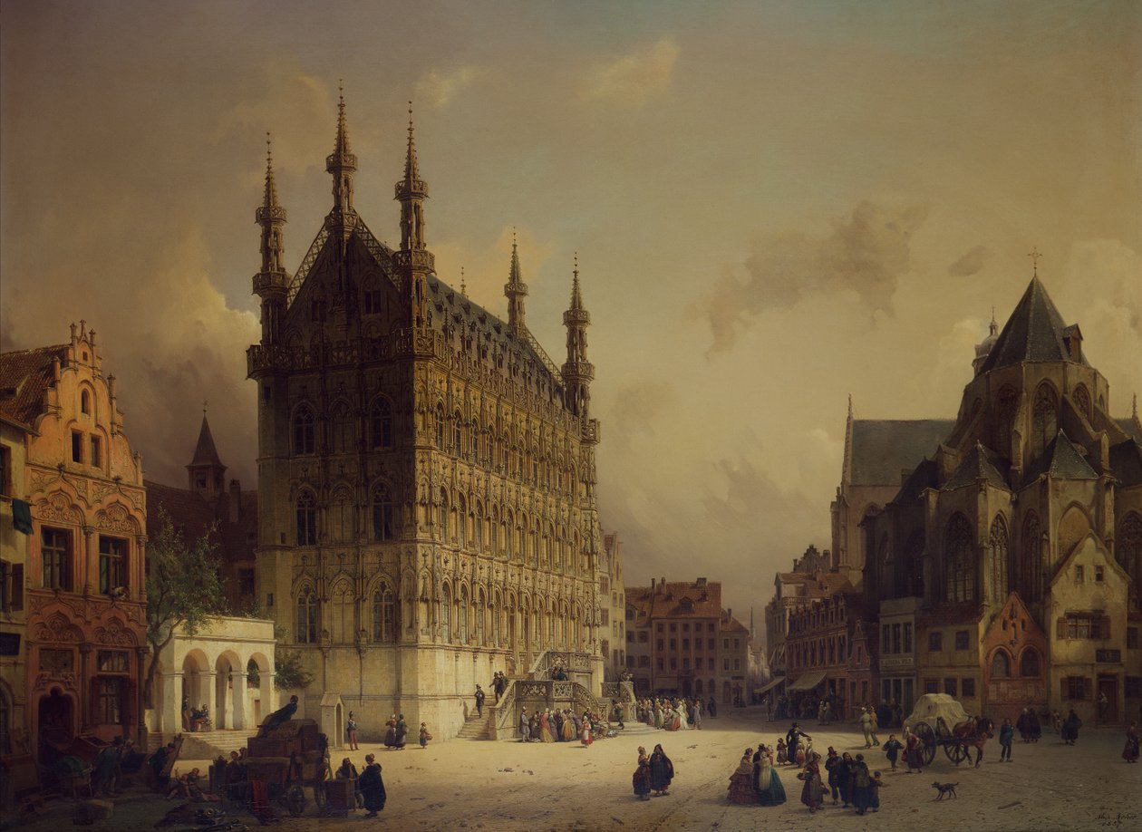 Leuven városháza, Belgium alkotó: Michael Neher