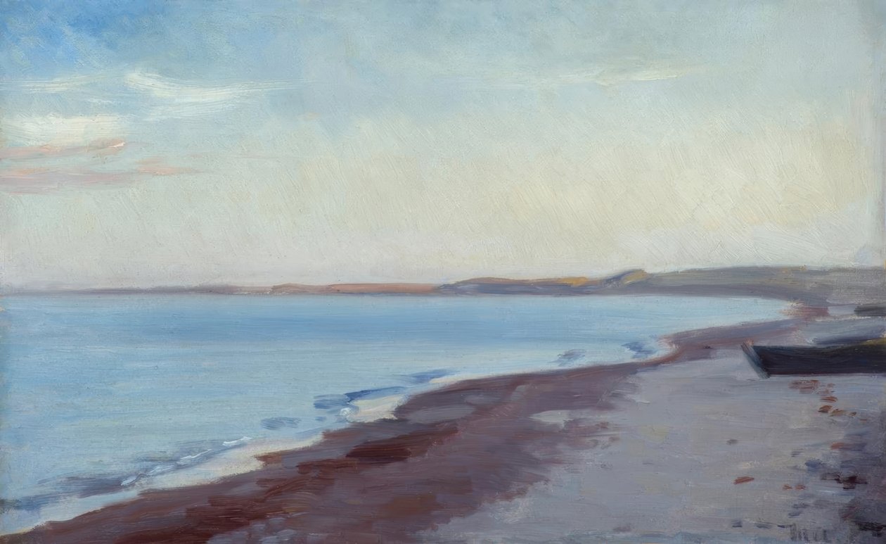M.P.Ancher, Am Strand Skagenben alkotó: Michael Peter Ancher