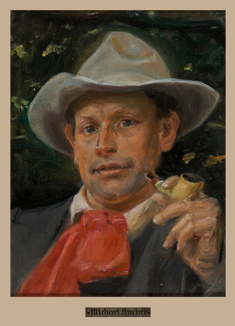 Martin Andersen Nexø portréja alkotó: Michael Peter Ancher