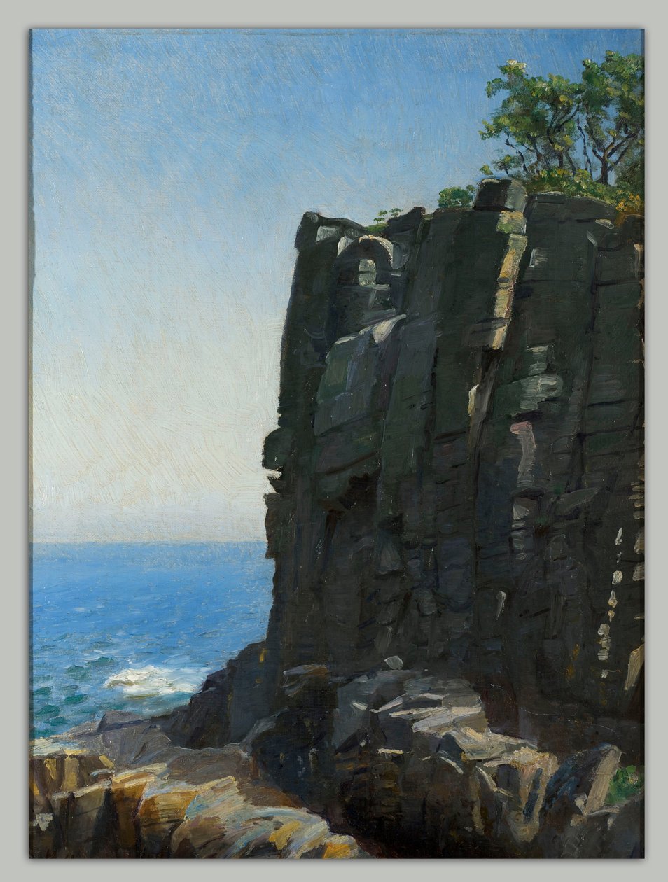 A szentély sziklái Røben alkotó: Michael Peter Ancher