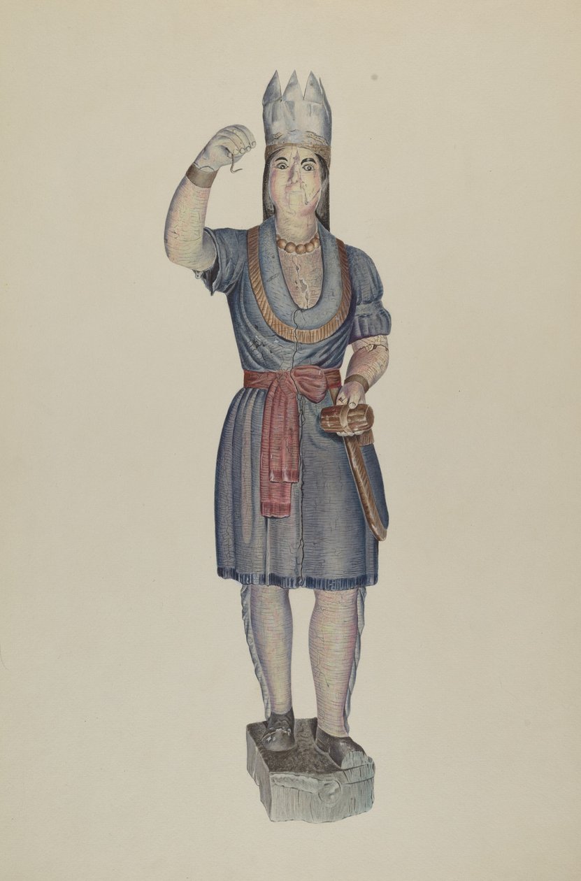 Szivarbolt indiai, c. 1938. alkotó: Michael Riccitelli