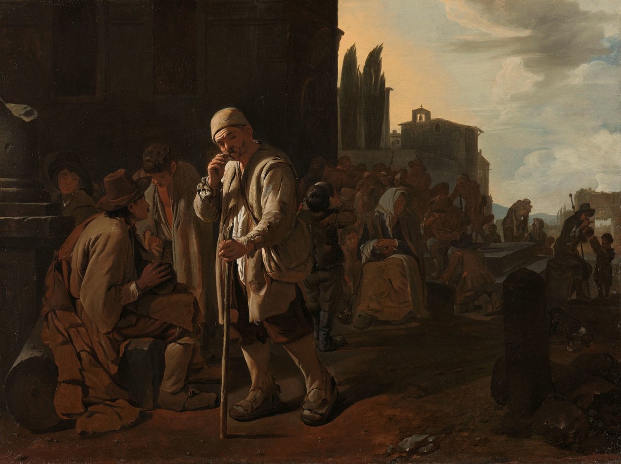 Az éhezők etetése Tápláld az éhezőket alkotó: Michael Sweerts