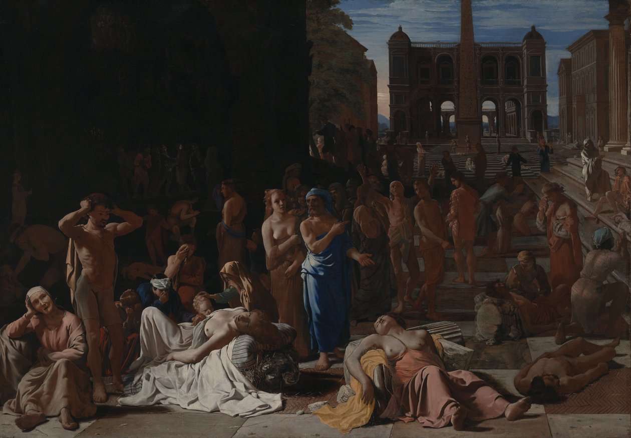 Pestis egy ókori városban alkotó: Michael Sweerts