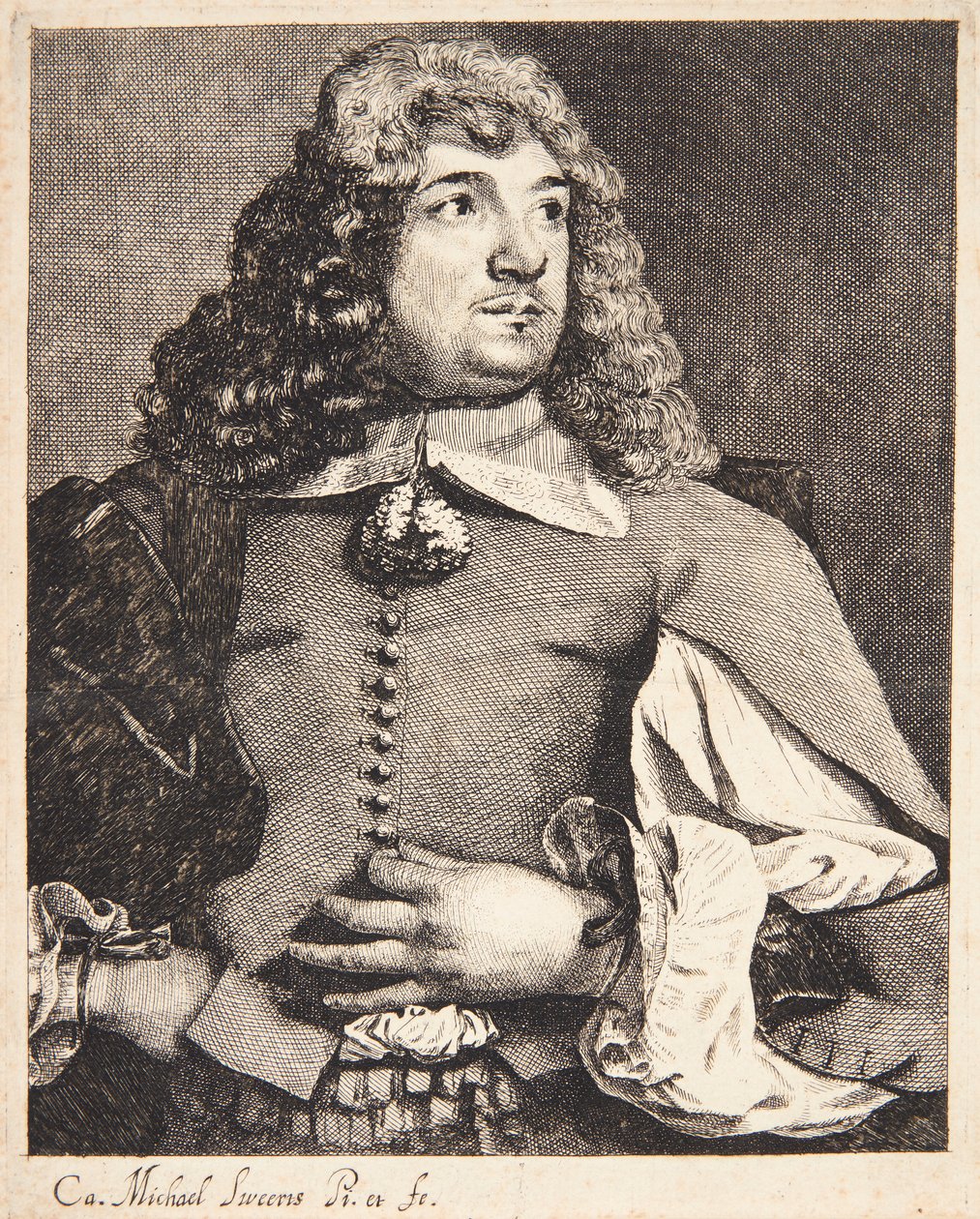 Álló férfi portréja alkotó: Michael Sweerts
