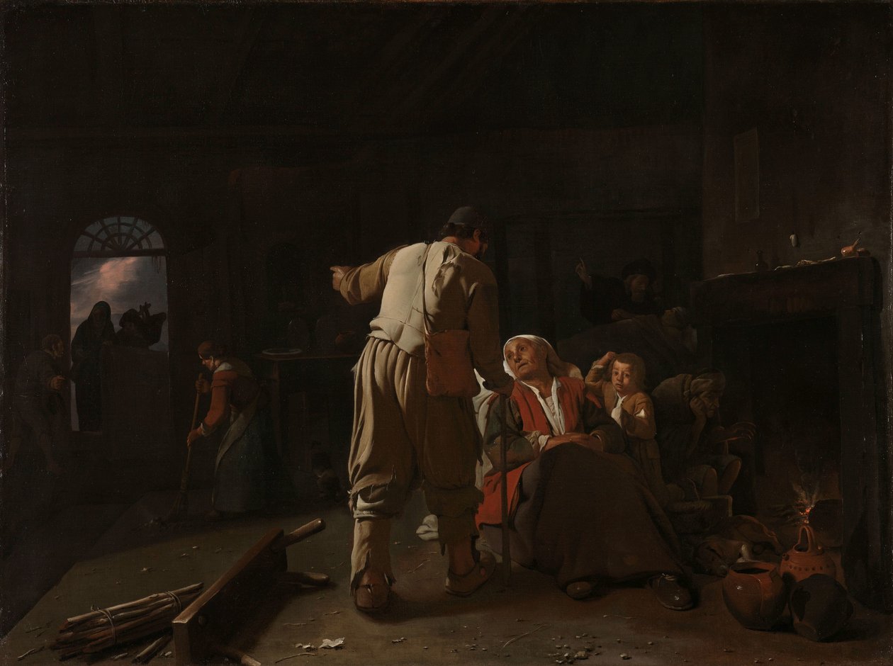 Betegek látogatása Betegek látogatása alkotó: Michael Sweerts