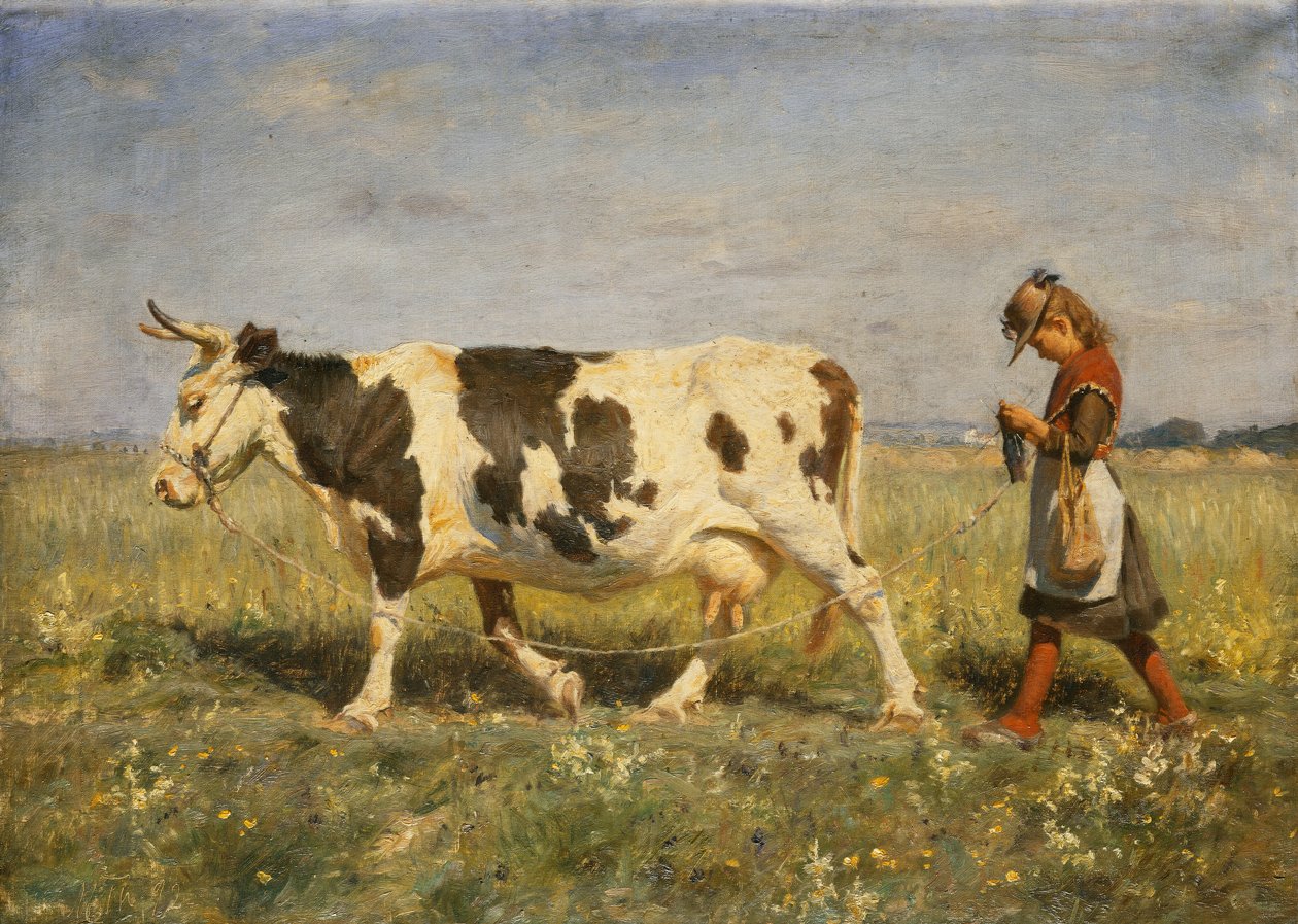 Ki a piacra, 1892 alkotó: Michael Therkildsen