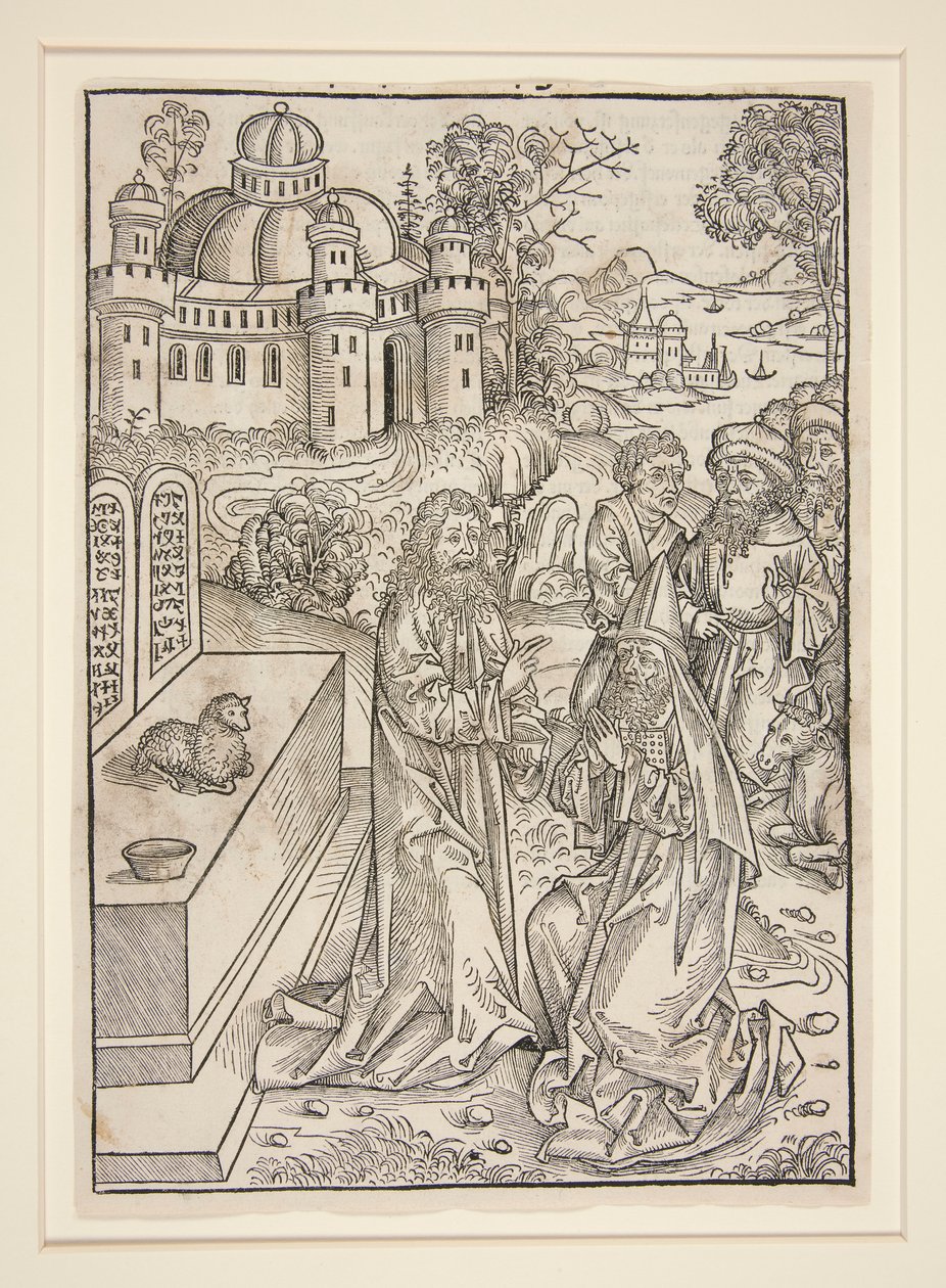 Oldal Stephan Fridolintól, A kincsőrzőtől (Nürnburg: Anton Koberger, 1491) alkotó: Michael Wolgemut