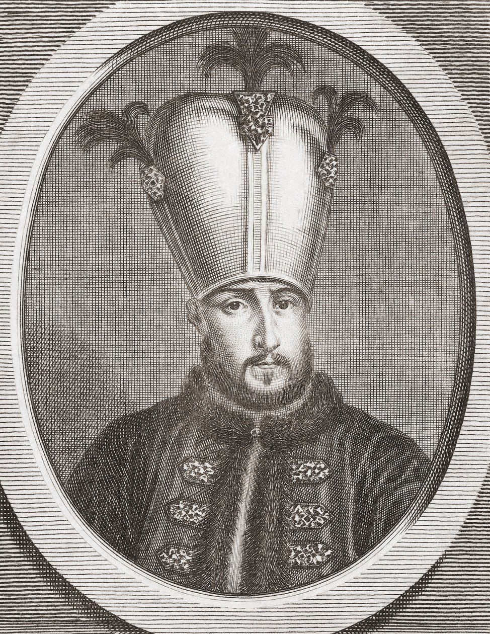 III. Ahmed, az Oszmán Birodalom szultánja alkotó: Michael van der Gucht