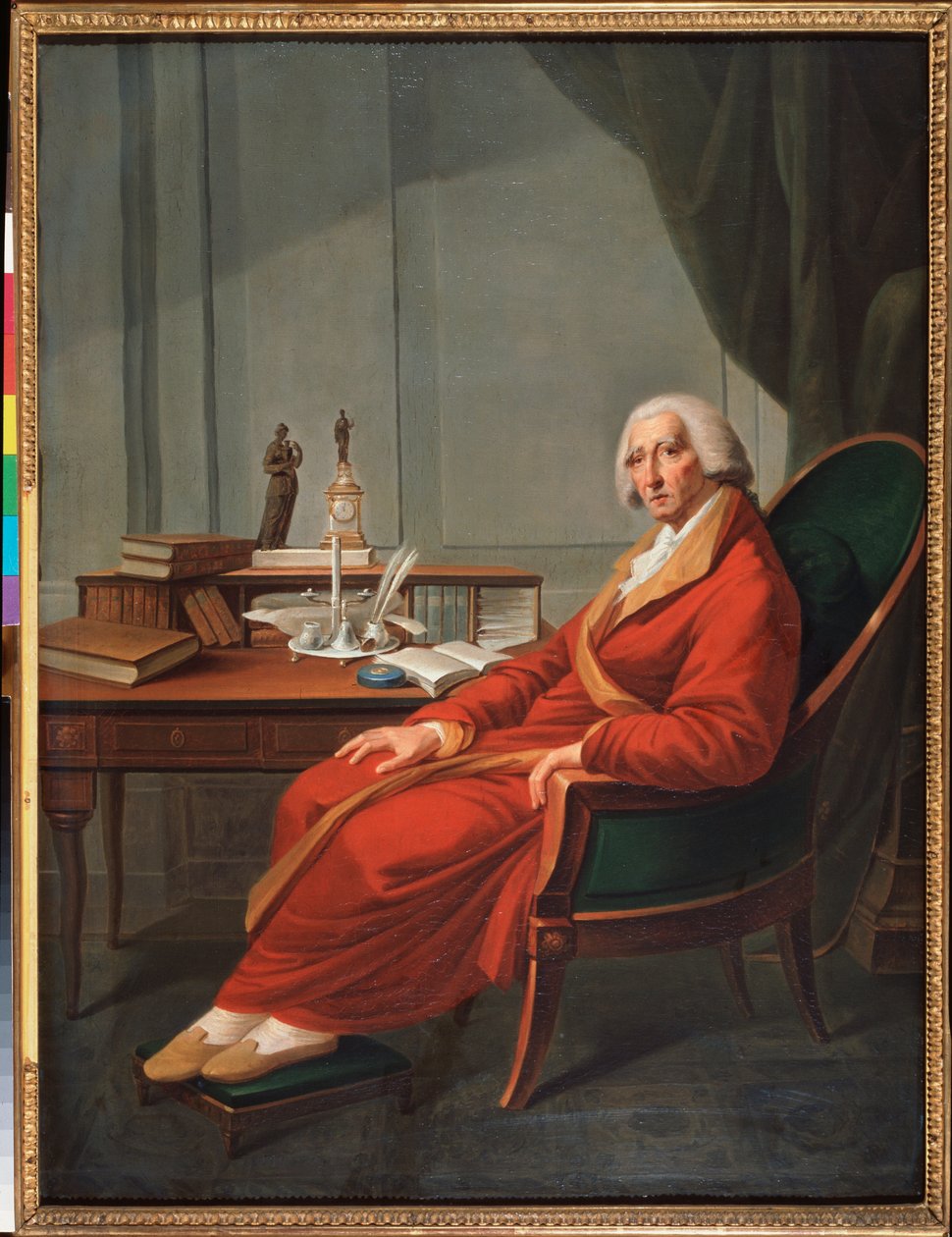 Ivan Osterman gróf orosz birodalmi kancellár portréja (1725-1811) (Gróf Ivan Osterman orosz birodalmi kancellár portréja) - Michail Fjodorovics Volnov (1759-1826) festménye, olaj, vászon alkotó: Michail Fyodorovich Voinov
