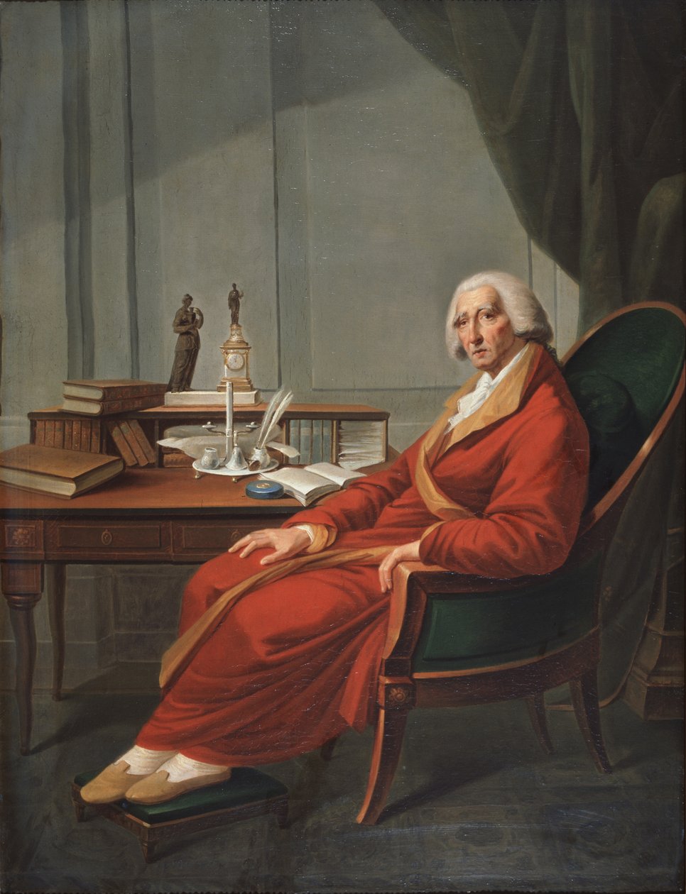 Ivan Osterman gróf orosz birodalmi kancellár portréja 1725-1811, 1813 alkotó: Michail Fyodorovich Voinov