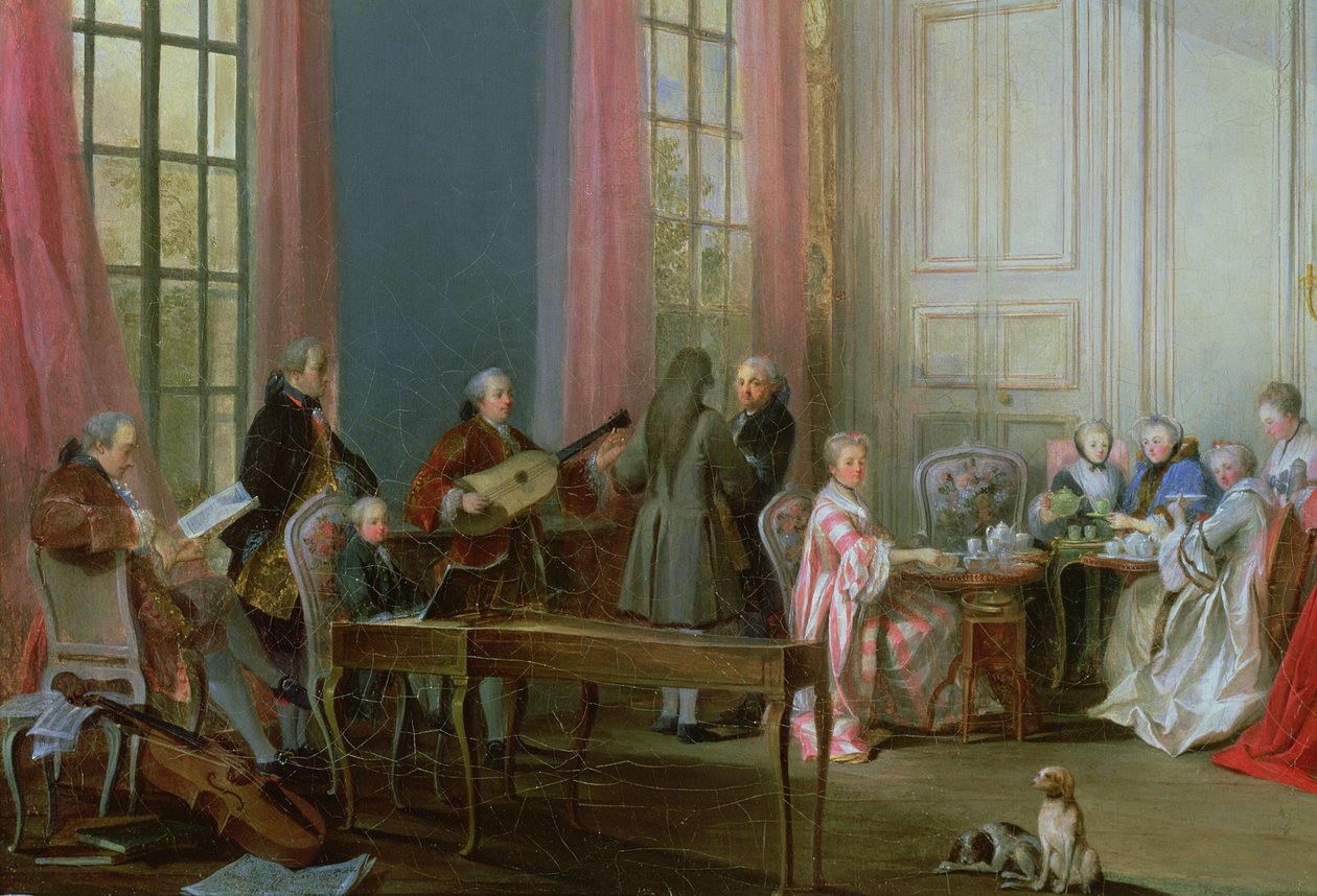 CRL29770 Az ifjú Mozart a klavikordon, részlet a Le The a l